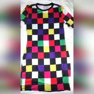 Shein checkered dress - XL